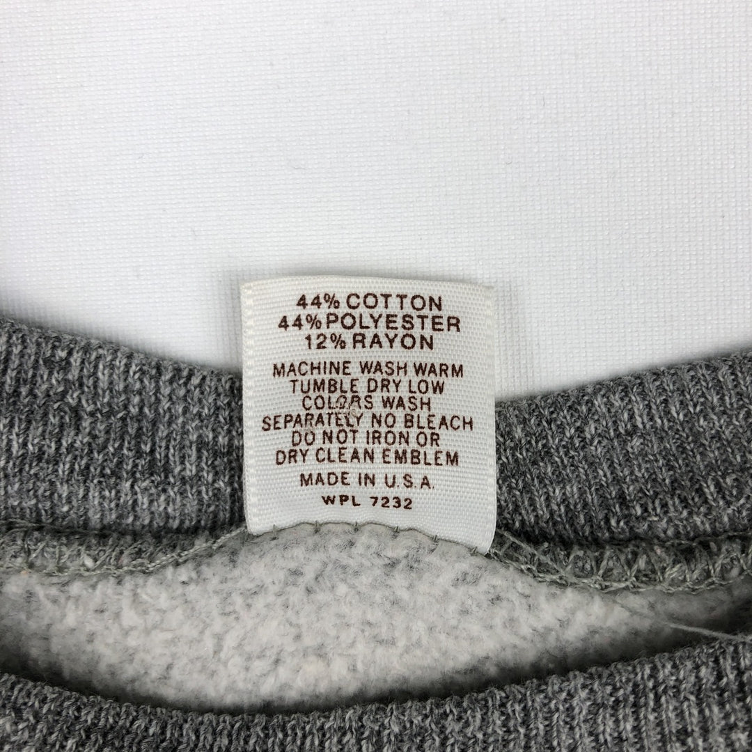 1980'S Russell Blank Sweatshirt, Made in USA, Men's Size M (approx.), Vintage cotton gray type Vintage Second Hand