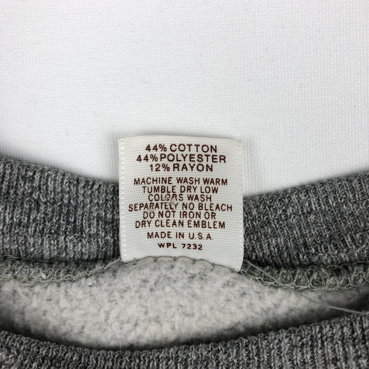 1980'S Russell Blank Sweatshirt, Made in USA, Men's Size M (approx.), Vintage cotton gray type Vintage Second Hand