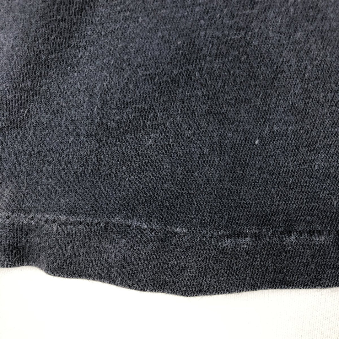 80'S Hanes Blue Tag Eagle Pattern Harley-Davidson Motorcycle T-Shirt, Men's Size S (Equivalent), Vintage cotton Charcoal Vintage Second Hand