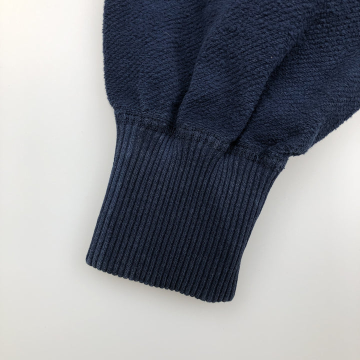 80s-90'S Eddie Bauer Black Tag Blank Sweatshirt, Made in Canada, Men's Size M (approx.), Vintage cotton navy blue type Vintage Second Hand