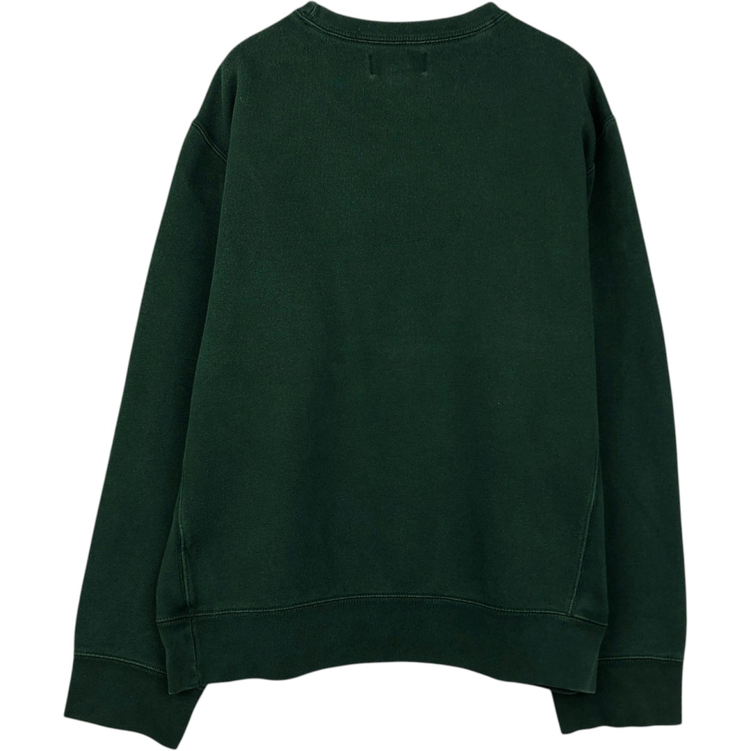 Ralph Lauren POLO by Ralph Lauren One Point Logo Sweatshirt Trainer Men's XL cotton green type Vintage Second Hand