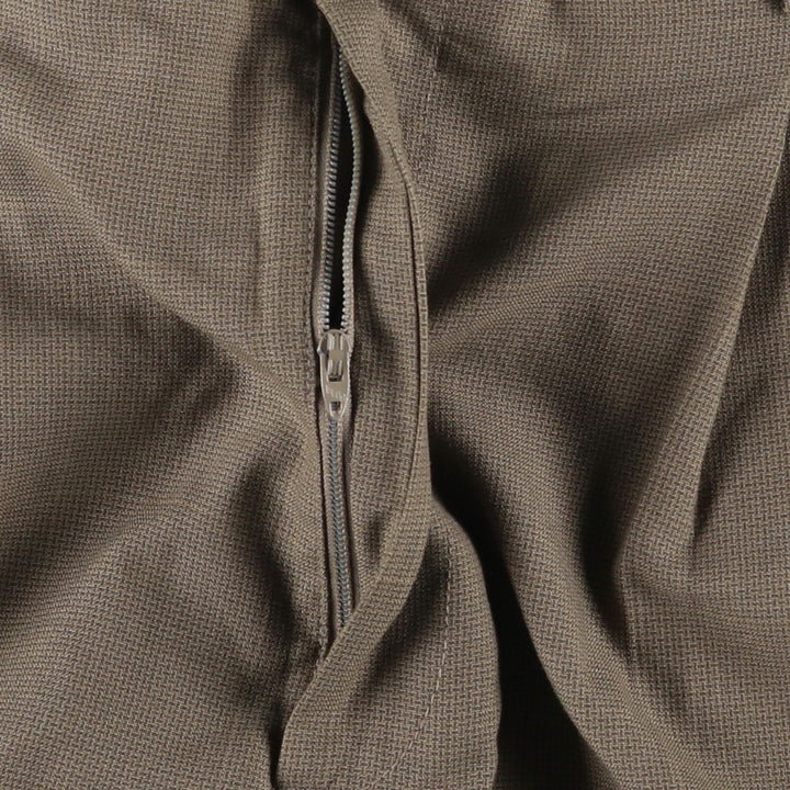 80s-90'S John Alexander Check Pattern Two-Pleat Slacks, Made in USA, Men's W34 (approx.), Vintage unclear Beige type Vintage Second Hand