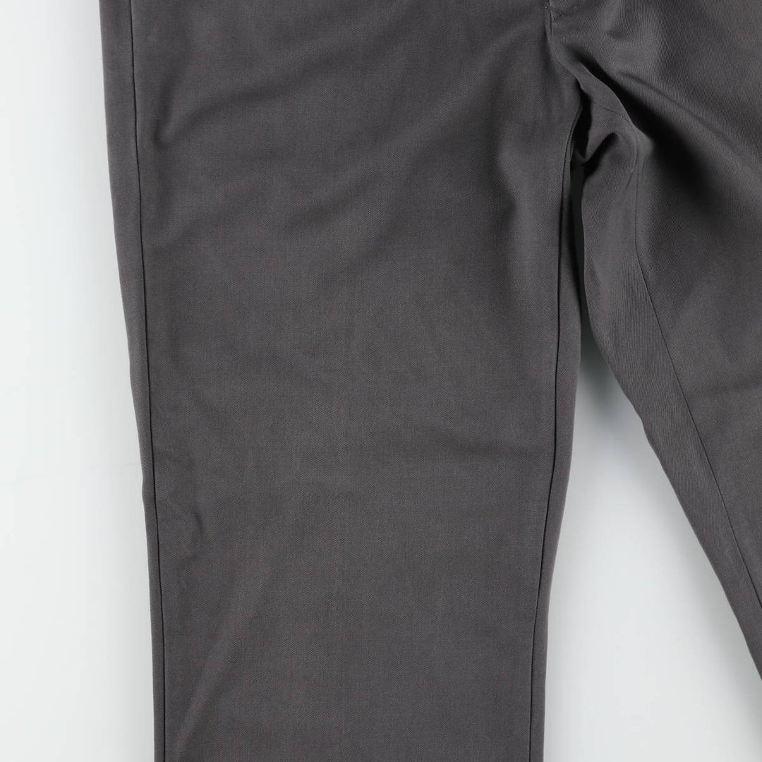 Louis Raphael two-pleat wool trousers, men's size W32 (approx.) wool Charcoal Vintage Second Hand