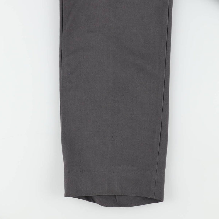 Louis Raphael two-pleat wool trousers, men's size W32 (approx.) wool Charcoal Vintage Second Hand