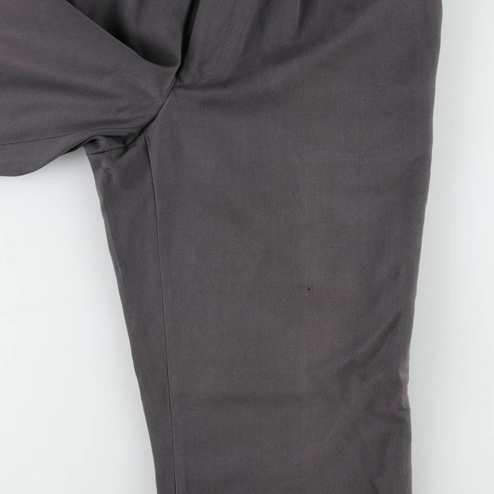 Louis Raphael two-pleat wool trousers, men's size W32 (approx.) wool Charcoal Vintage Second Hand