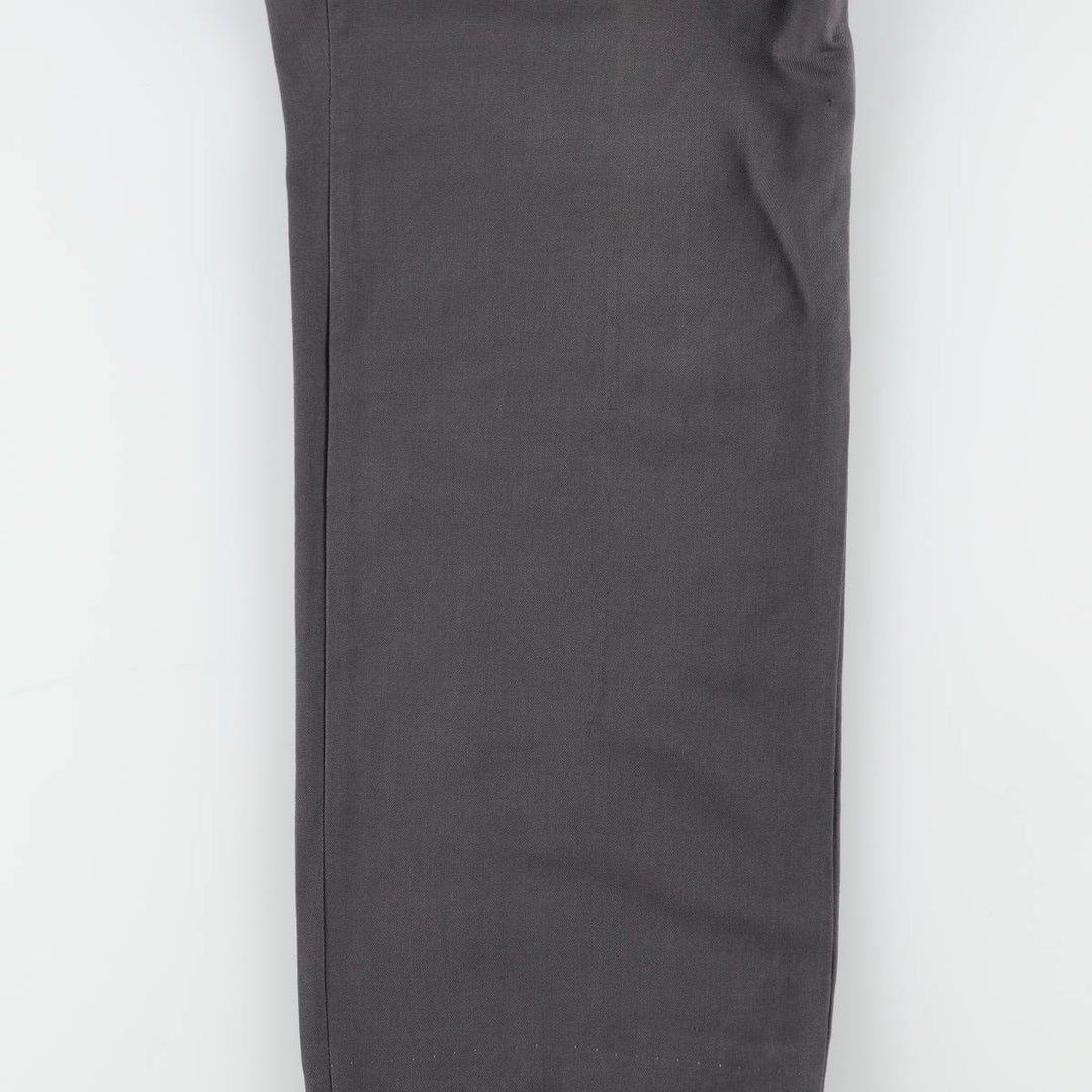 Louis Raphael two-pleat wool trousers, men's size W32 (approx.) wool Charcoal Vintage Second Hand
