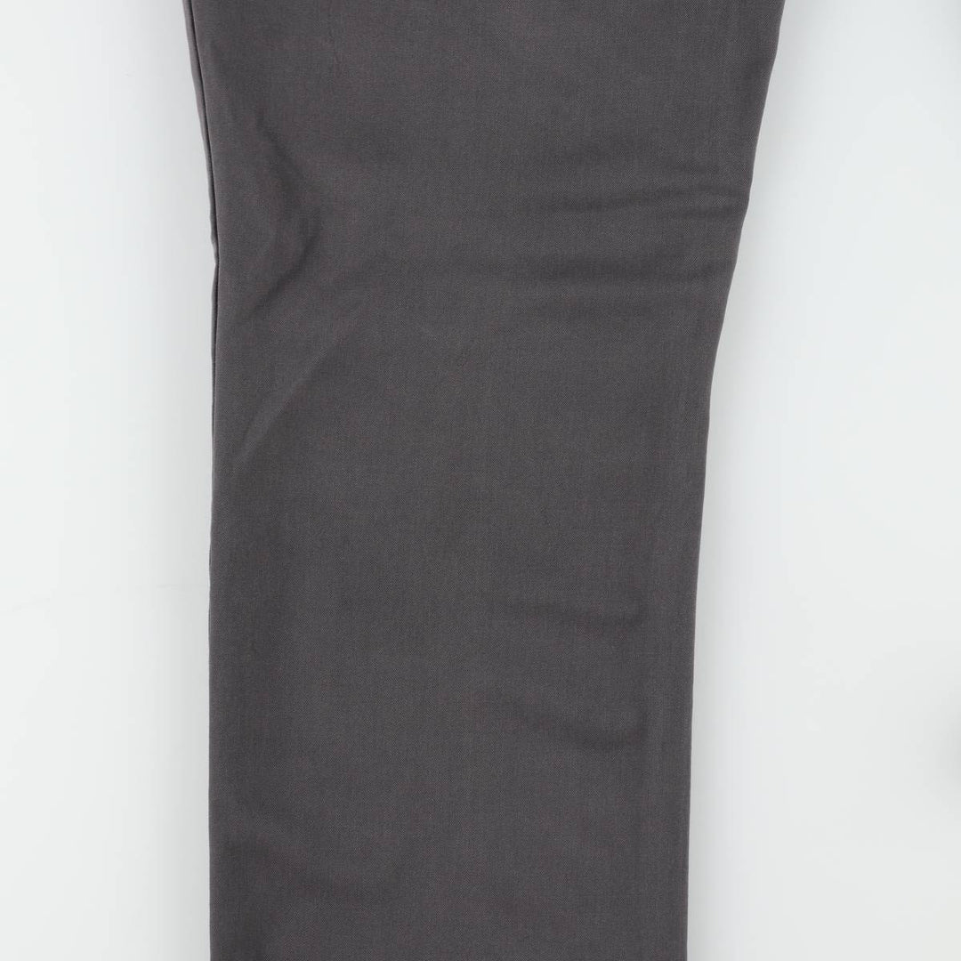 Louis Raphael two-pleat wool trousers, men's size W32 (approx.) wool Charcoal Vintage Second Hand