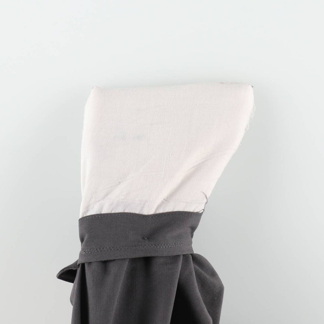 Louis Raphael two-pleat wool trousers, men's size W32 (approx.) wool Charcoal Vintage Second Hand