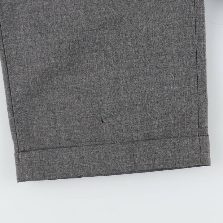 Lands' End two-pleat wool trousers, made in the USA, men's size W34 (approx.). wool gray type Vintage Second Hand