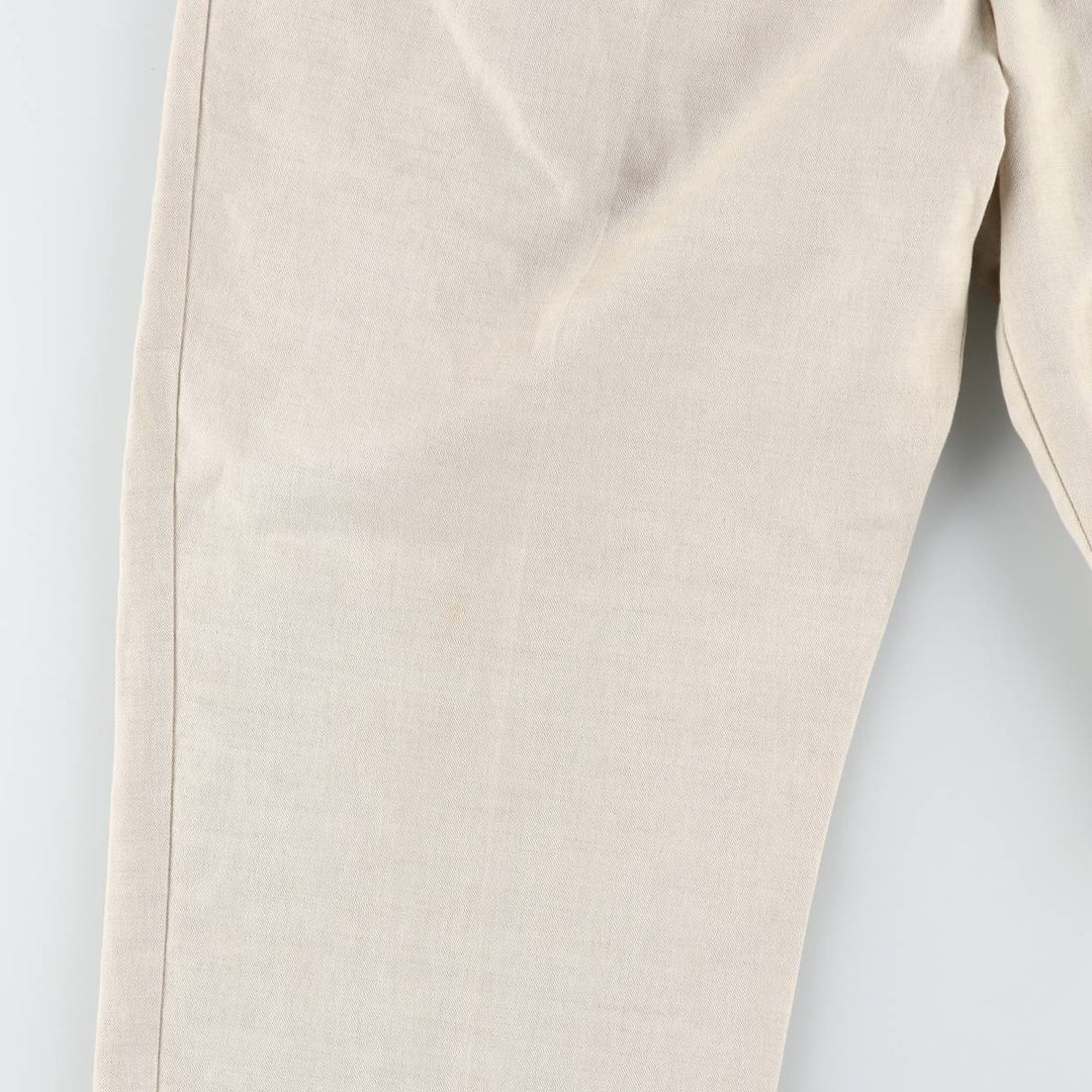 Dockers two-pleat slacks pants, men's size W36 (approx.) cotton Beige type Vintage Second Hand
