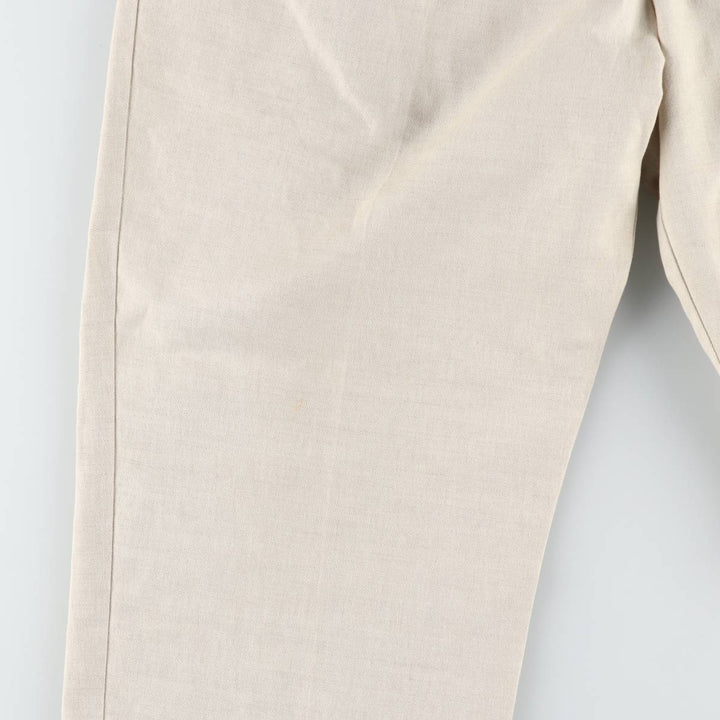 Dockers two-pleat slacks pants, men's size W36 (approx.) cotton Beige type Vintage Second Hand