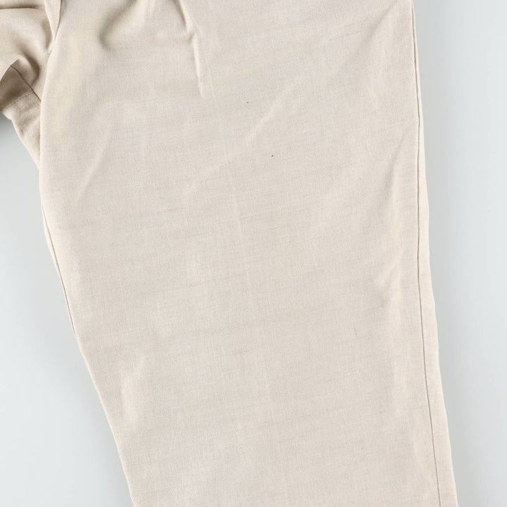 Dockers two-pleat slacks pants, men's size W36 (approx.) cotton Beige type Vintage Second Hand