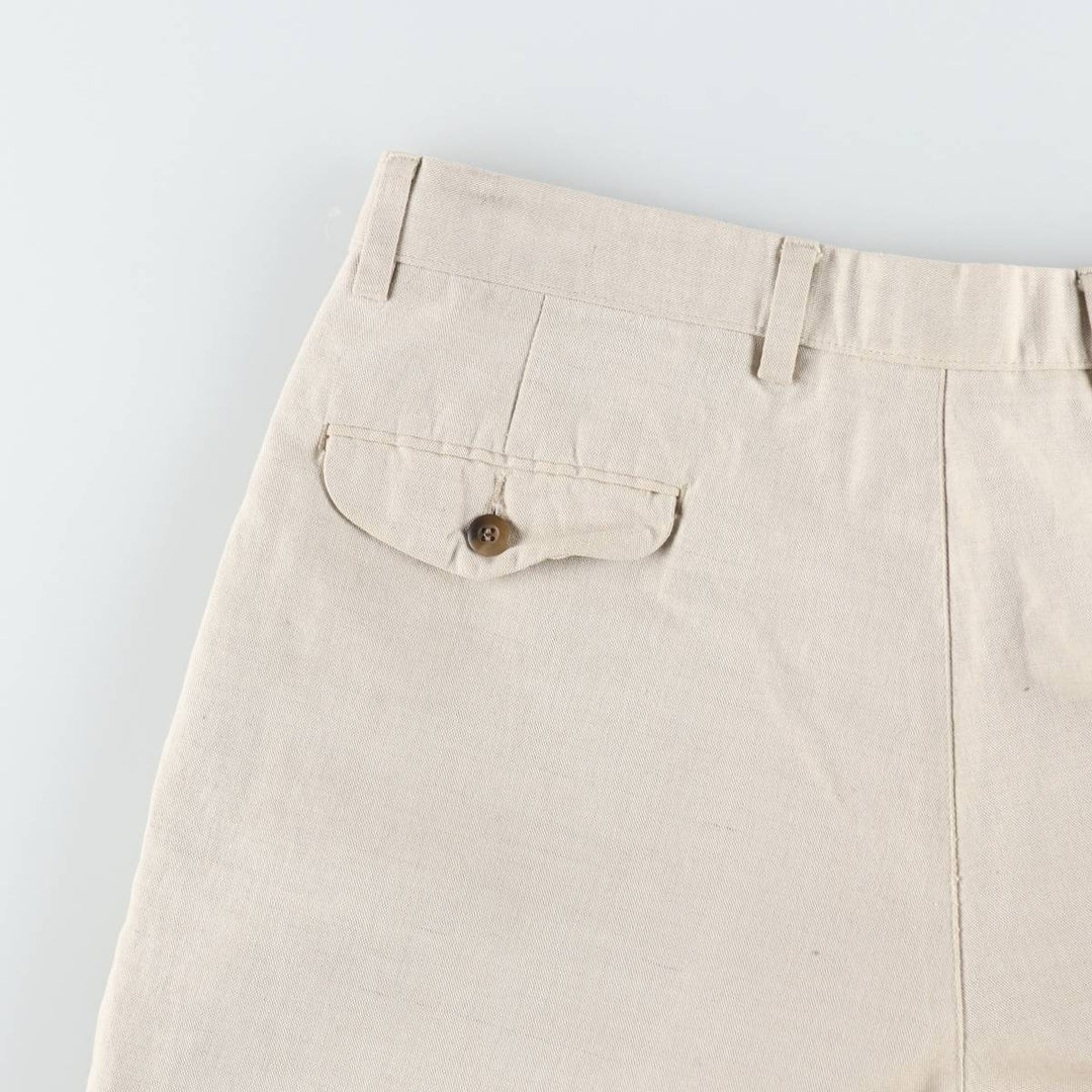 Dockers two-pleat slacks pants, men's size W36 (approx.) cotton Beige type Vintage Second Hand