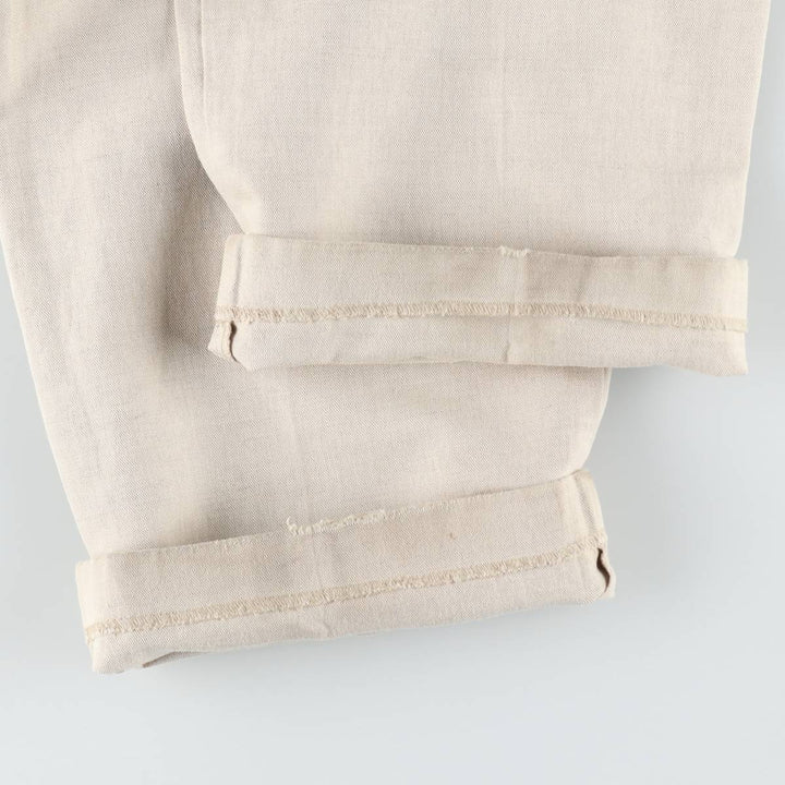 Dockers two-pleat slacks pants, men's size W36 (approx.) cotton Beige type Vintage Second Hand