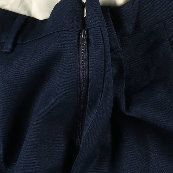 90'S Comfort Action slacks pants, made in USA, men's size W36 equivalent, vintage. unclear navy blue type Vintage Second Hand