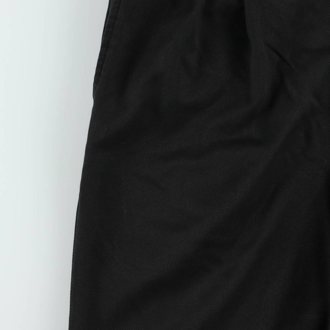 Haggar Collections Two-Pleated Slacks, Made in Canada, Men's Size W34 polyester black type Vintage Second Hand