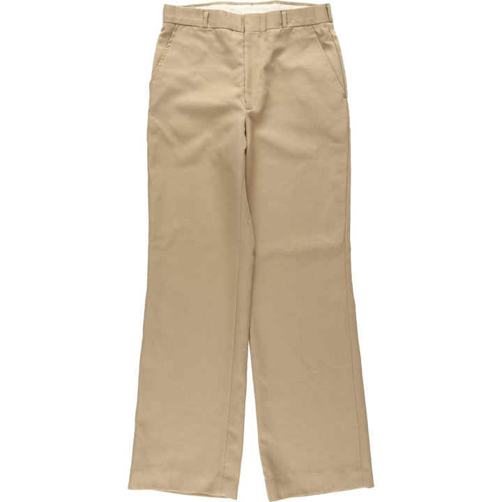 1970s-era Campus slacks pants, men's size W31 (approx.), vintage. unclear Beige type Vintage Second Hand