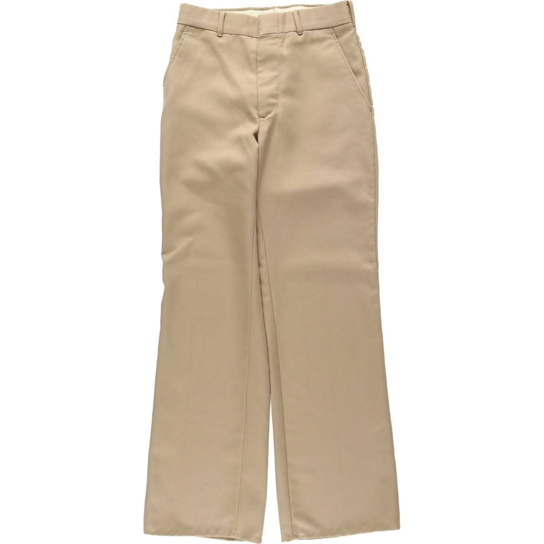 70s-era CAMPUS bootcut flare pants, women's size L (equivalent to W28), vintage. unclear Beige type Vintage Second Hand