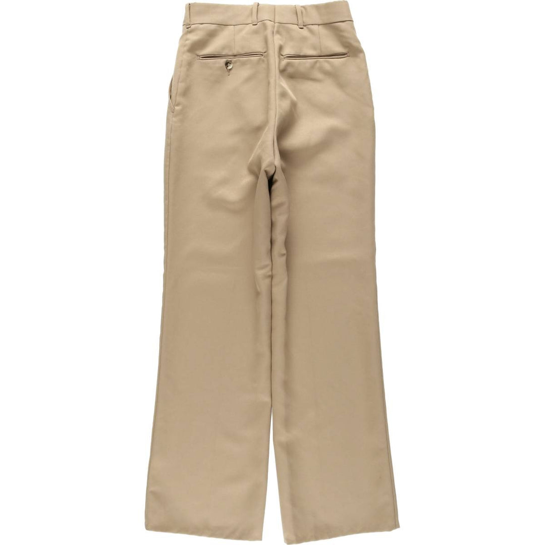 70s-era CAMPUS bootcut flare pants, women's size L (equivalent to W28), vintage. unclear Beige type Vintage Second Hand