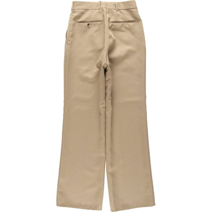 70s-era CAMPUS bootcut flare pants, women's size L (equivalent to W28), vintage. unclear Beige type Vintage Second Hand