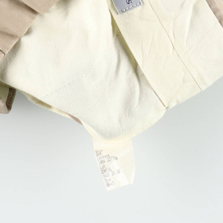 Bullock And Jones two-pleat cotton slacks, made in the USA, men's size W33 equivalent, vintage. cotton Beige type Vintage Second Hand