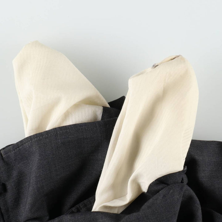 Ralph Lauren LAUREN Lauren Two-pleat wool pants slacks for men, equivalent to W36 wool gray type Vintage Second Hand