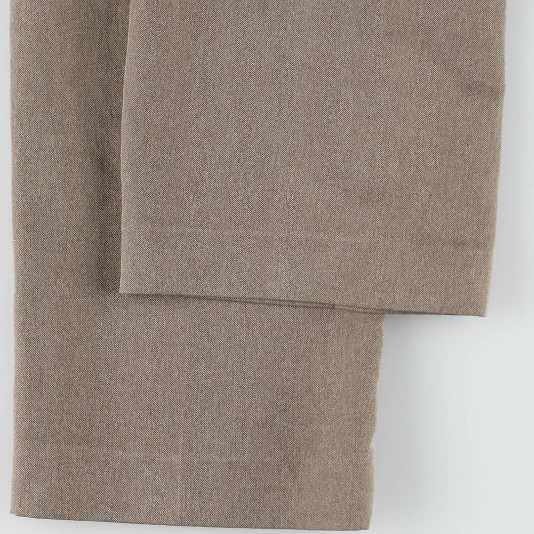 80s-era FARAH slacks pants, men's size W34 (approx.), vintage. unclear brown type Vintage Second Hand