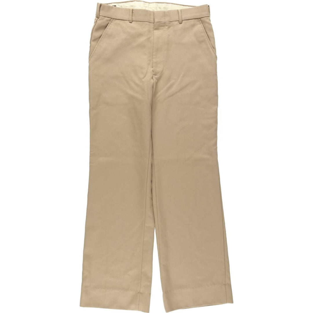 70s-era Campus slacks pants, men's size W33 (approx.), vintage. unclear Beige type Vintage Second Hand