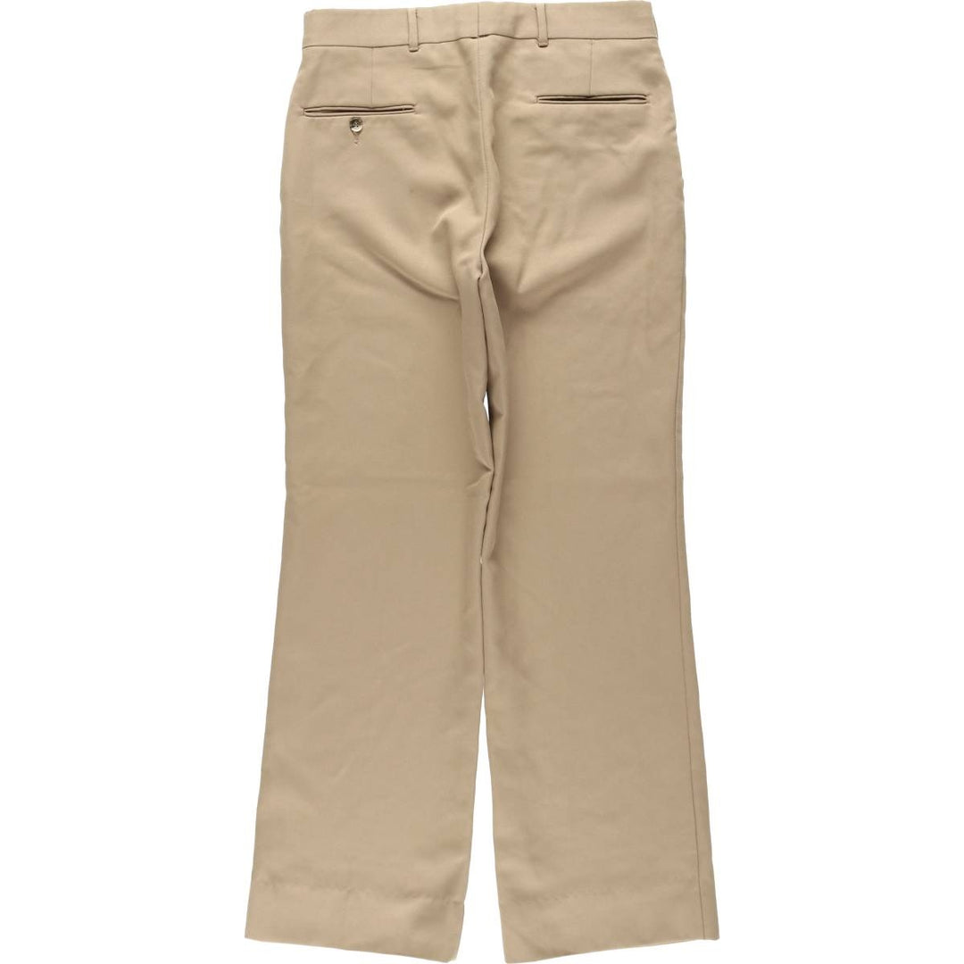 70s-era Campus slacks pants, men's size W33 (approx.), vintage. unclear Beige type Vintage Second Hand