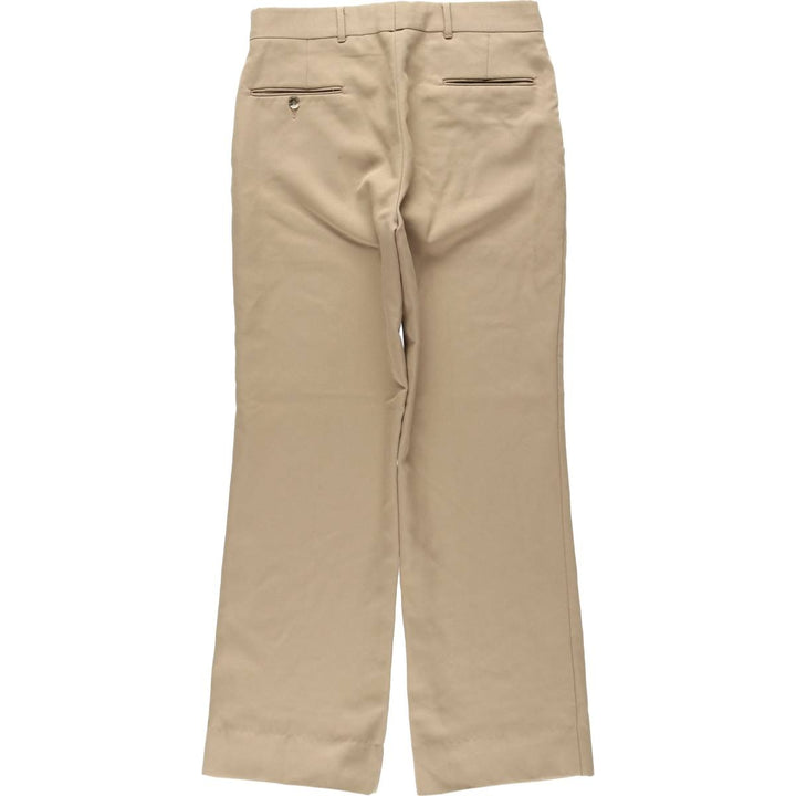 70s-era Campus slacks pants, men's size W33 (approx.), vintage. unclear Beige type Vintage Second Hand