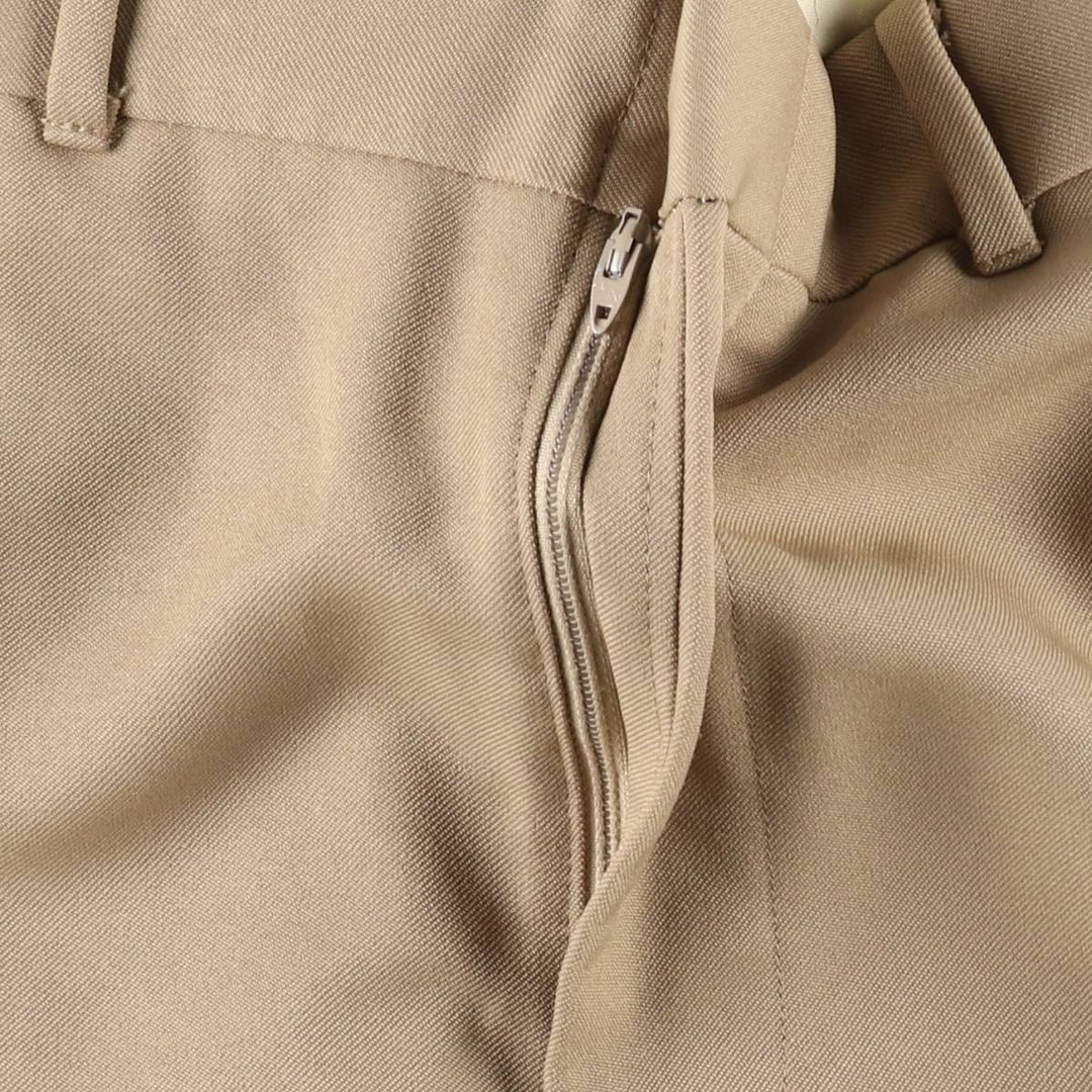 70s-era Campus slacks pants, men's size W33 (approx.), vintage. unclear Beige type Vintage Second Hand