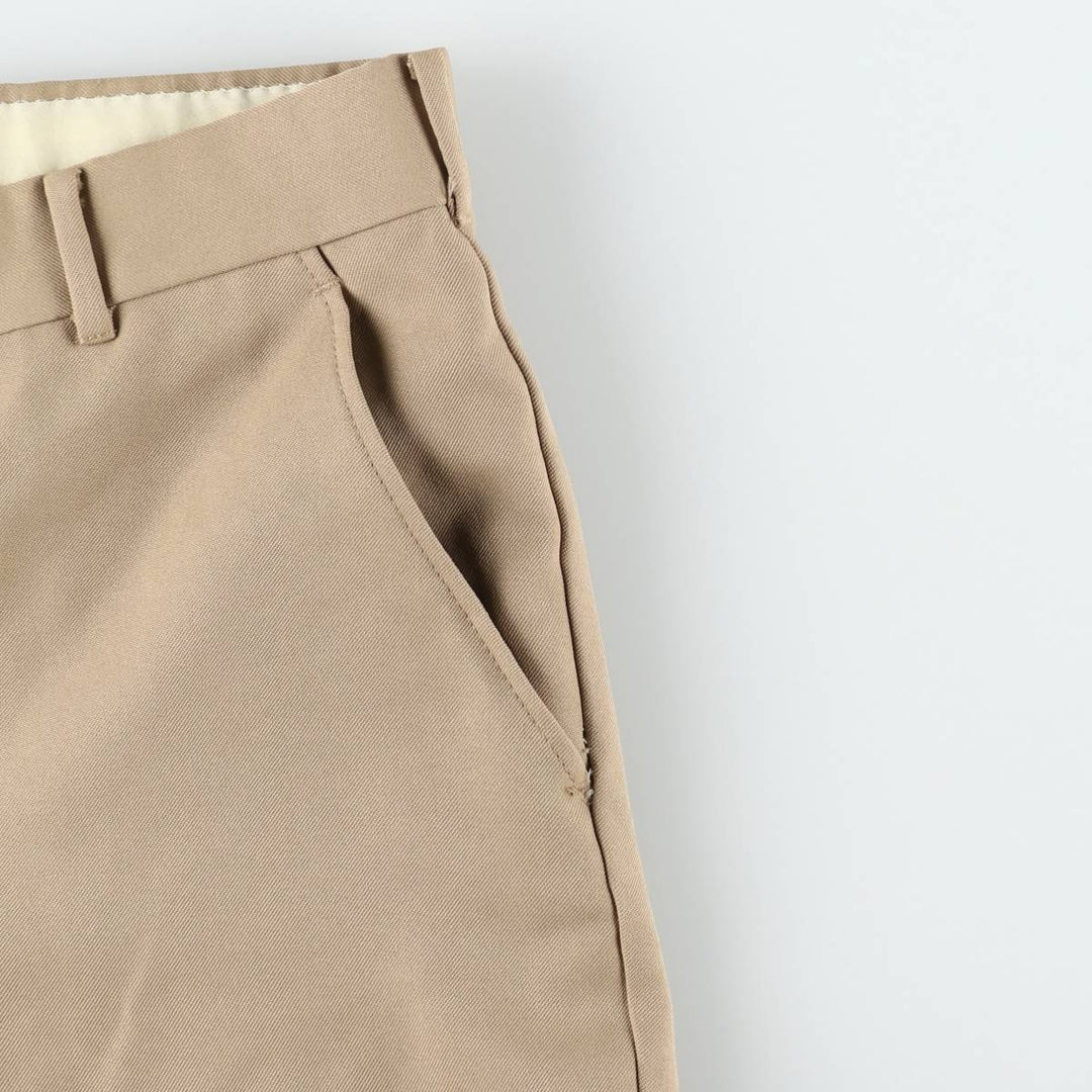 70s-era Campus slacks pants, men's size W33 (approx.), vintage. unclear Beige type Vintage Second Hand