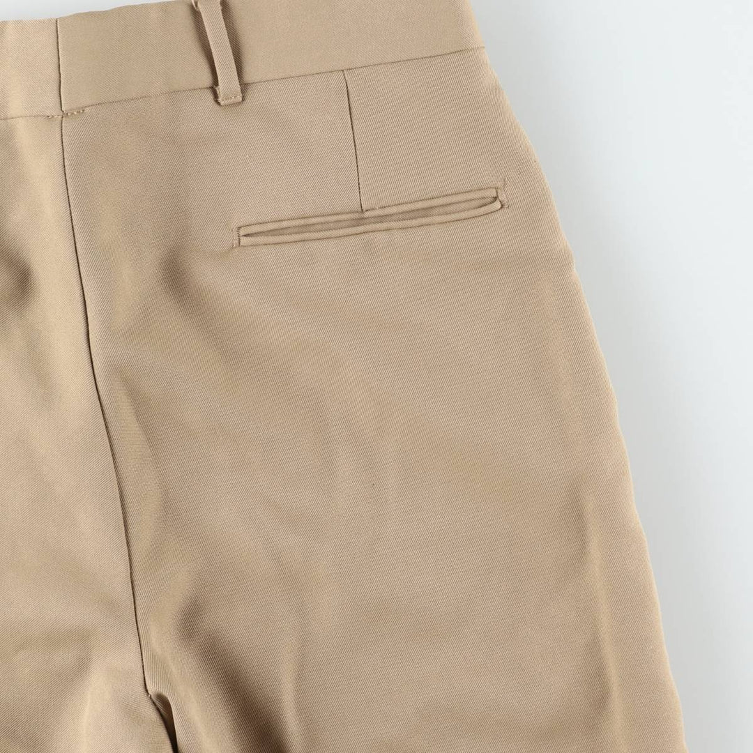 70s-era Campus slacks pants, men's size W33 (approx.), vintage. unclear Beige type Vintage Second Hand