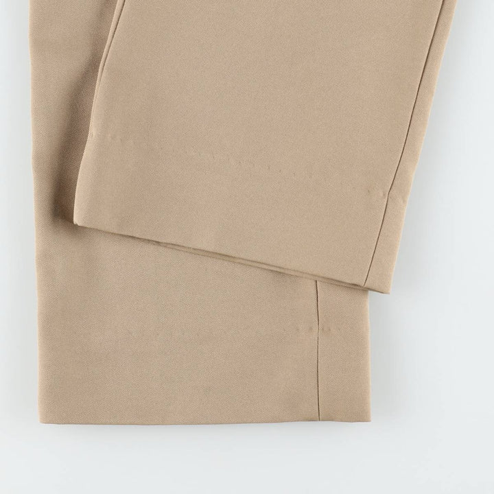 70s-era Campus slacks pants, men's size W33 (approx.), vintage. unclear Beige type Vintage Second Hand