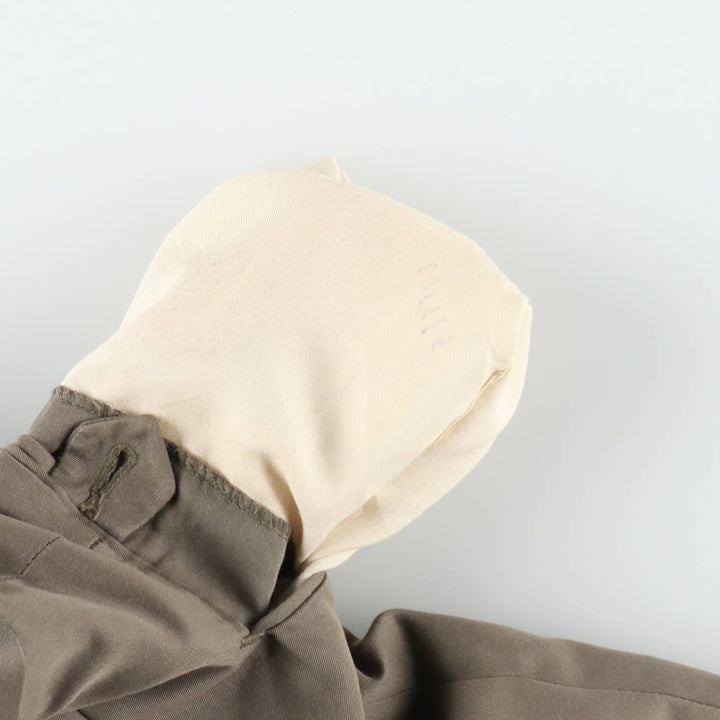 Haggar 2-pleat slacks pants made in the USA, men's size w34 polyester Khaki type beige Vintage Second Hand