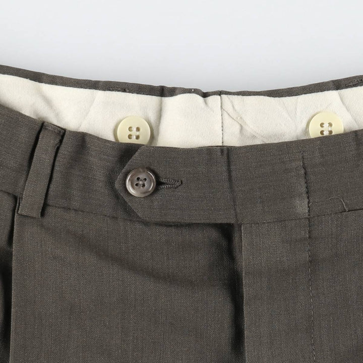 JOS. A. BANK Two-pleat wool trousers, men's size W31 (approx.) wool Khaki type Vintage Second Hand