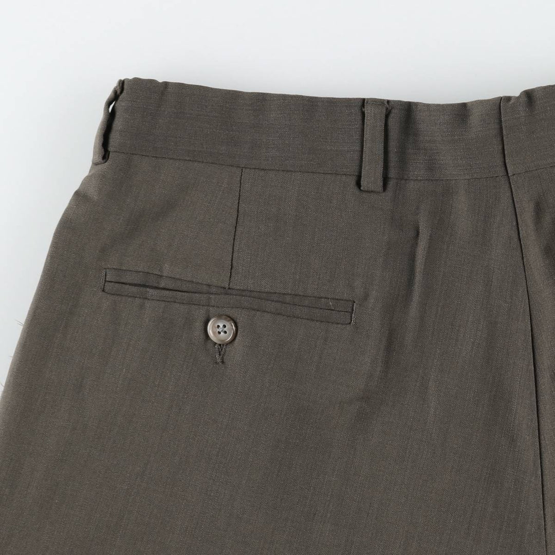 JOS. A. BANK Two-pleat wool trousers, men's size W31 (approx.) wool Khaki type Vintage Second Hand
