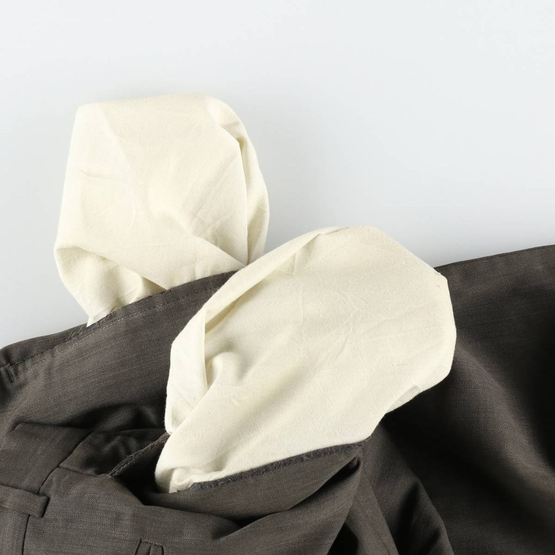 JOS. A. BANK Two-pleat wool trousers, men's size W31 (approx.) wool Khaki type Vintage Second Hand