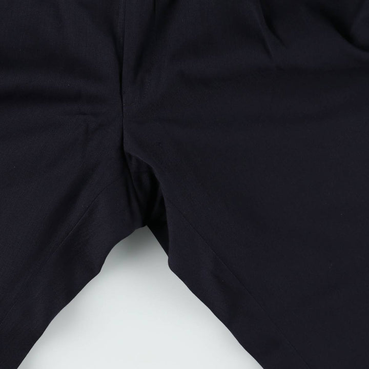 90'S Vintage Two-pleat Men's Slacks, Size W34 unclear black type Vintage Second Hand