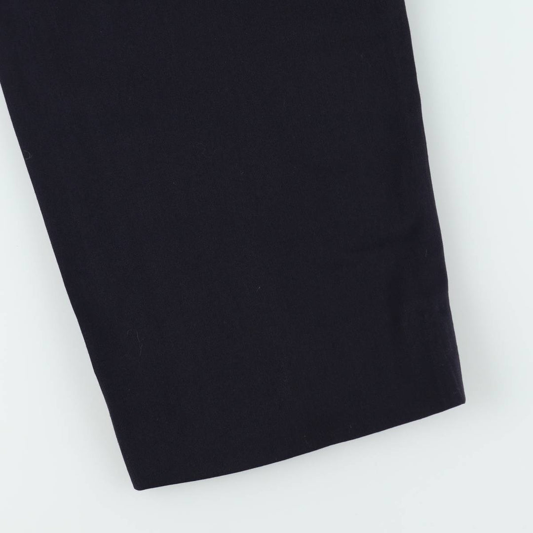 90'S Vintage Two-pleat Men's Slacks, Size W34 unclear black type Vintage Second Hand