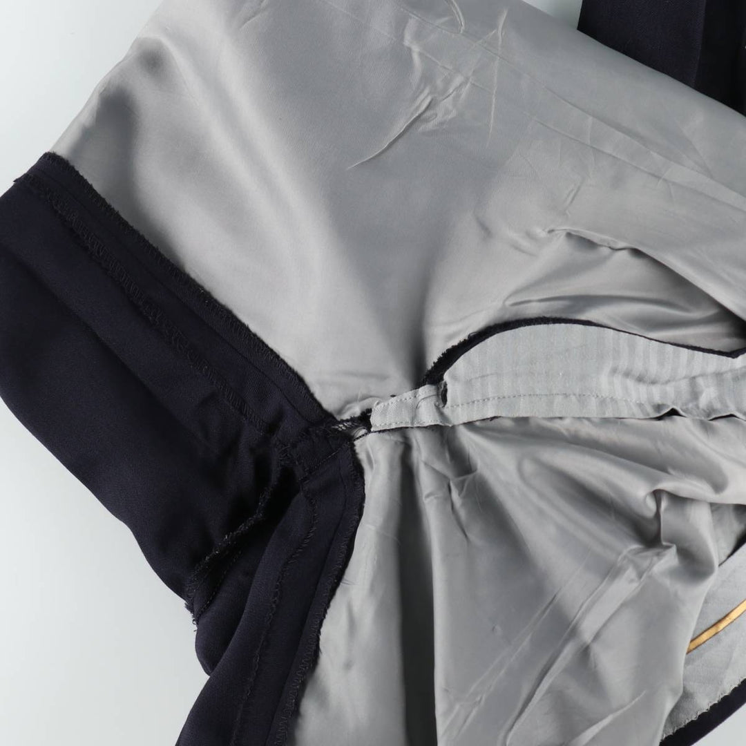 90'S Vintage Two-pleat Men's Slacks, Size W34 unclear black type Vintage Second Hand