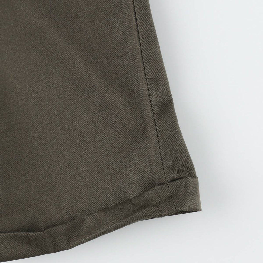 Ralph Lauren CHAPS Two-Pleat Slacks Pants, Men's W35 (approx.) unclear green type Vintage Second Hand