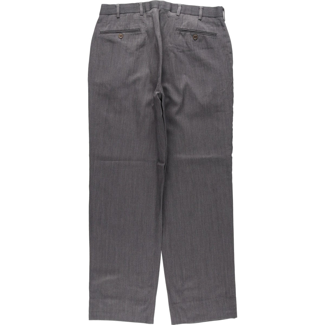 Brooks Brothers Madison wool trousers, men's size W34 (approx.) wool gray type Vintage Second Hand