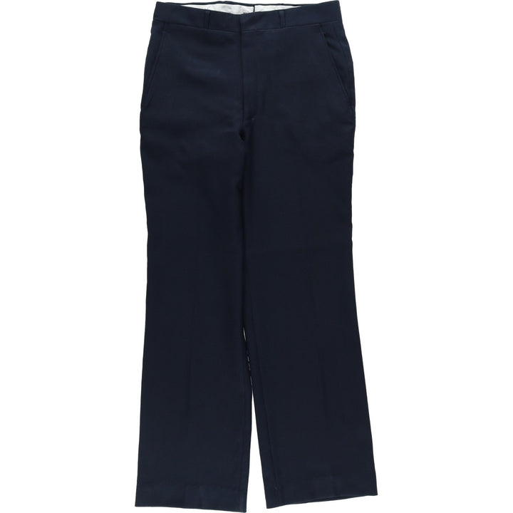 1970'S Sears Classic Collection slacks, men's size W30 (approx.), vintage. polyester navy blue type Vintage Second Hand