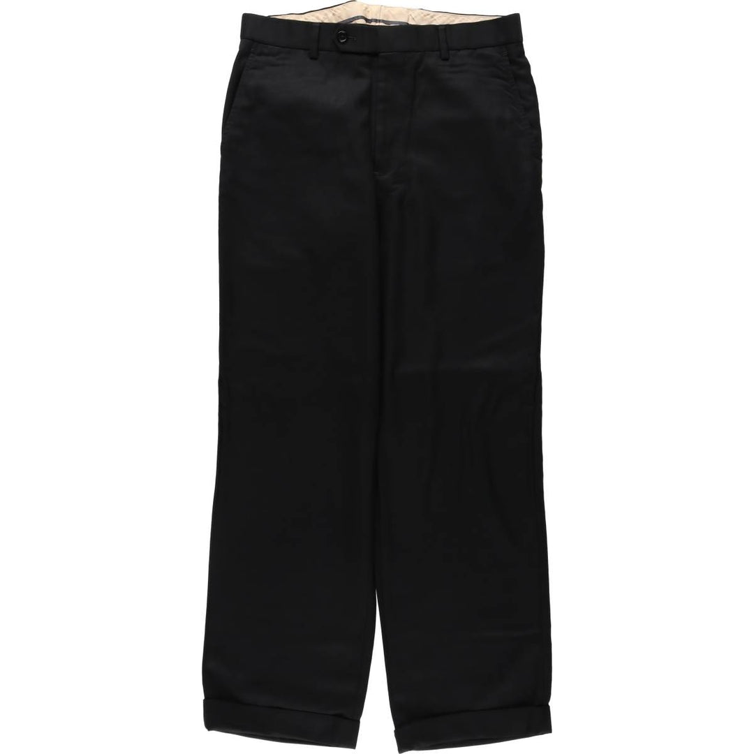 Brooks Brothers 1818 Madison wool trousers/slacks, men's size W30 (approx.) wool black type Vintage Second Hand