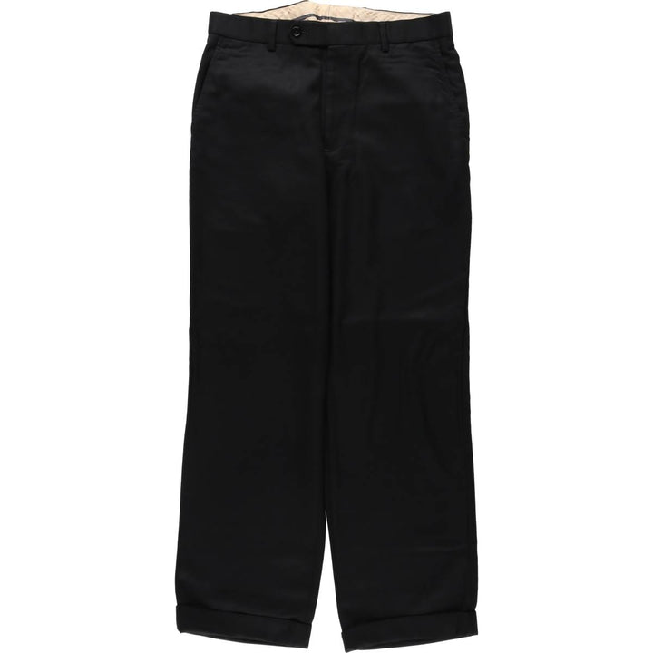 Brooks Brothers 1818 Madison wool trousers/slacks, men's size W30 (approx.) wool black type Vintage Second Hand