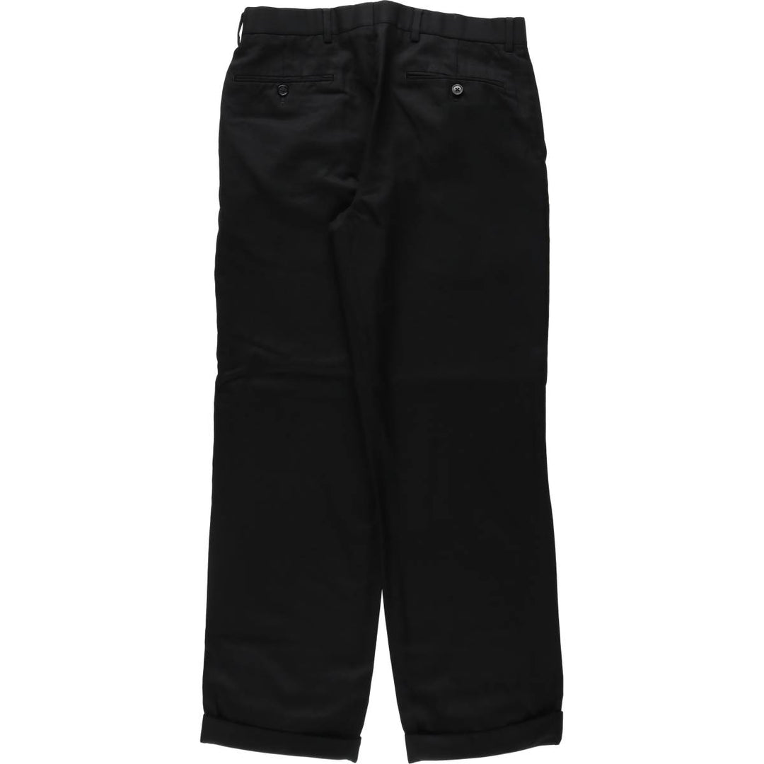 Brooks Brothers 1818 Madison wool trousers/slacks, men's size W30 (approx.) wool black type Vintage Second Hand