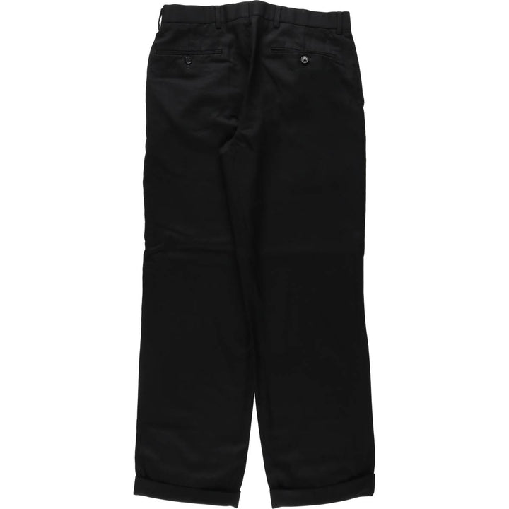 Brooks Brothers 1818 Madison wool trousers/slacks, men's size W30 (approx.) wool black type Vintage Second Hand