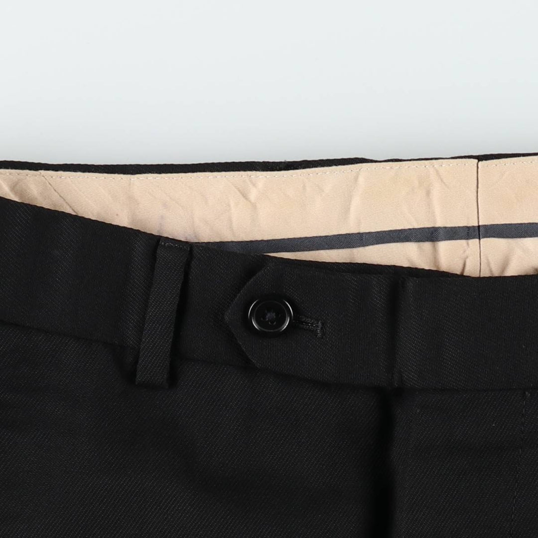 Brooks Brothers 1818 Madison wool trousers/slacks, men's size W30 (approx.) wool black type Vintage Second Hand