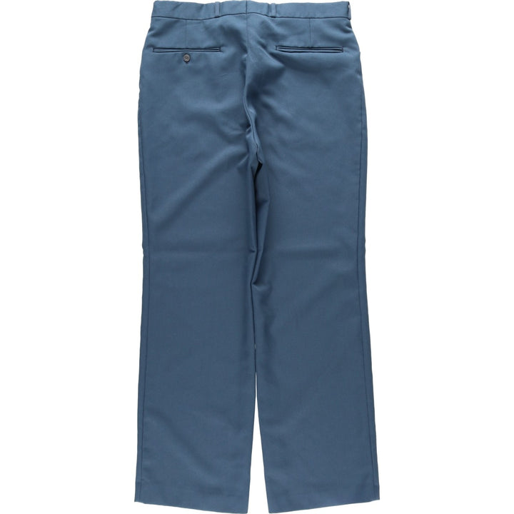 1980'S Sears The Men's Store slacks, made in Canada, men's size W34 equivalent, vintage. polyester blue type Vintage Second Hand